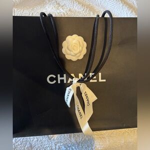 CHANEL shopping bag, large (from ballerina shoes). Authentic.